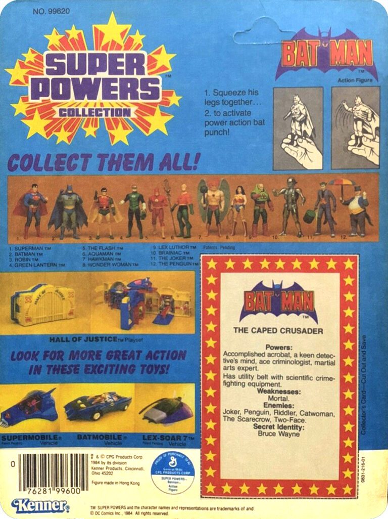 Super Powers Batman Fan Club Offer - 12 Back