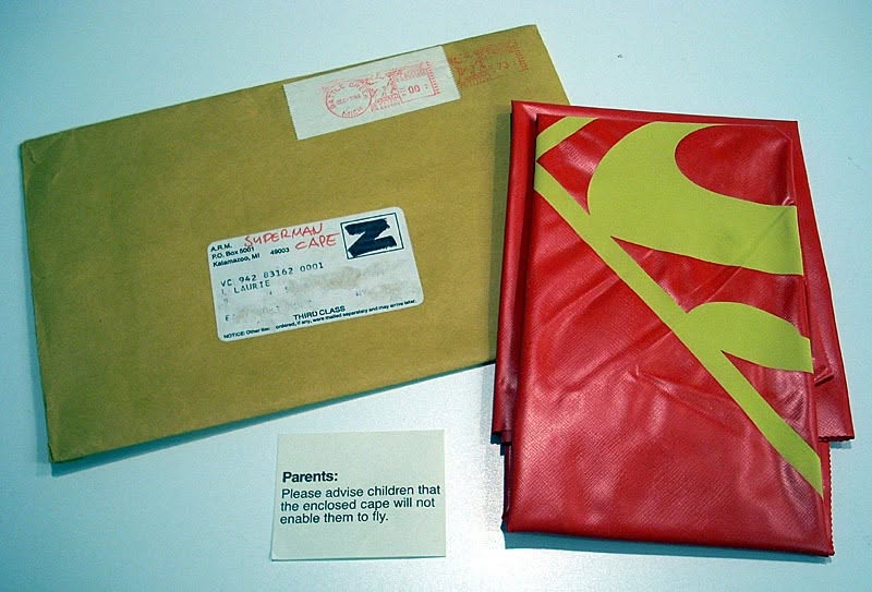 Super Powers Superman Mail Away Cape