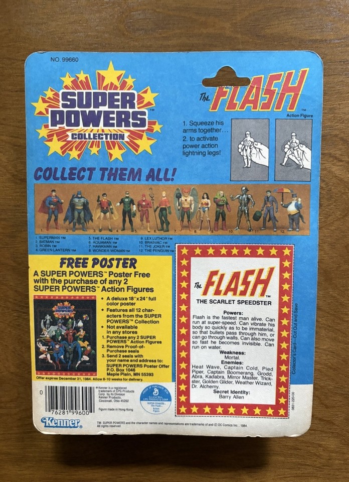 The Flash (Free Poster Offer) carded - Back